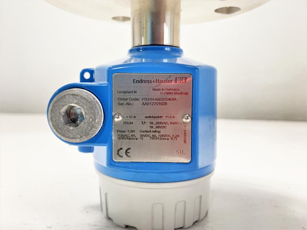 Endress Hauser Liquiphant M Level Switch, FTL51H-AAE2CC4E5A  